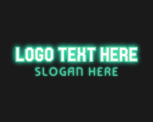 Digital - Glowing Cyber Gaming logo design