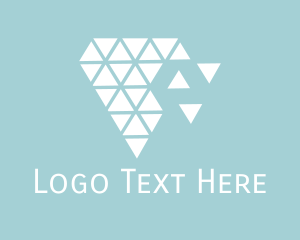 Precious Stone - Geometric Diamond Jewelry logo design