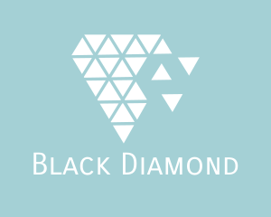 Geometric Diamond Jewelry logo design