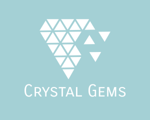 Geometric Diamond Jewelry logo design