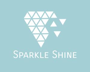 Geometric Diamond Jewelry logo design