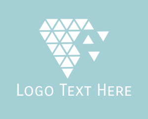 Geometric Diamond Jewelry Logo