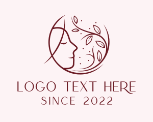 Red - Organic Beauty Cosmetics logo design