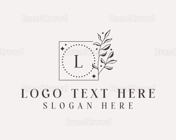 Floral Wedding Event Logo