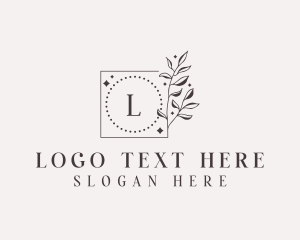Fashion - Floral Wedding Event logo design