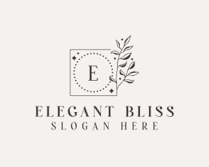 Floral Wedding Event logo design