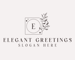 Floral Wedding Event logo design