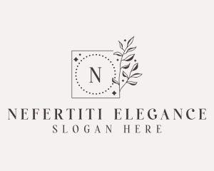 Floral Wedding Event logo design