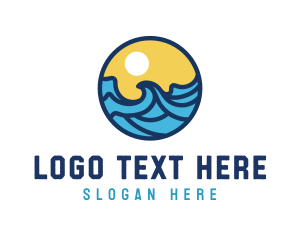 Lagoon - Ocean Adventure Wave logo design