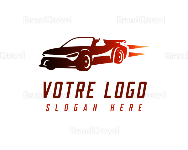 Sports Car Vehicle Logo