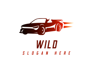 Sports Car Vehicle Logo