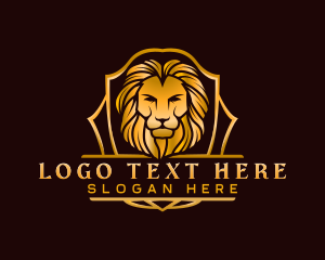 Wealth - Premium Lion Crest logo design