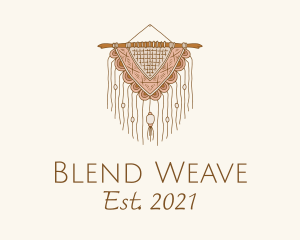 Handmade Boho Macrame logo design