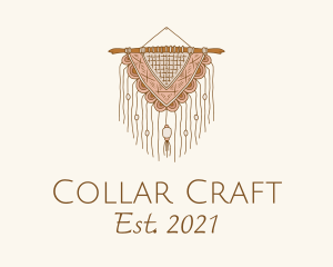 Handmade Boho Macrame logo design