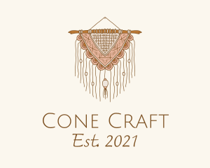 Handmade Boho Macrame logo design