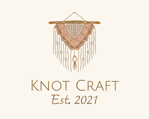 Handmade Boho Macrame logo design