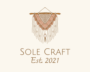 Handmade Boho Macrame logo design