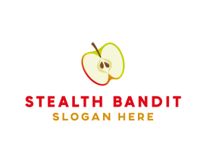 Apple Fruit Slice logo design