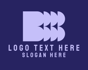 Company - Media Company Letter B logo design