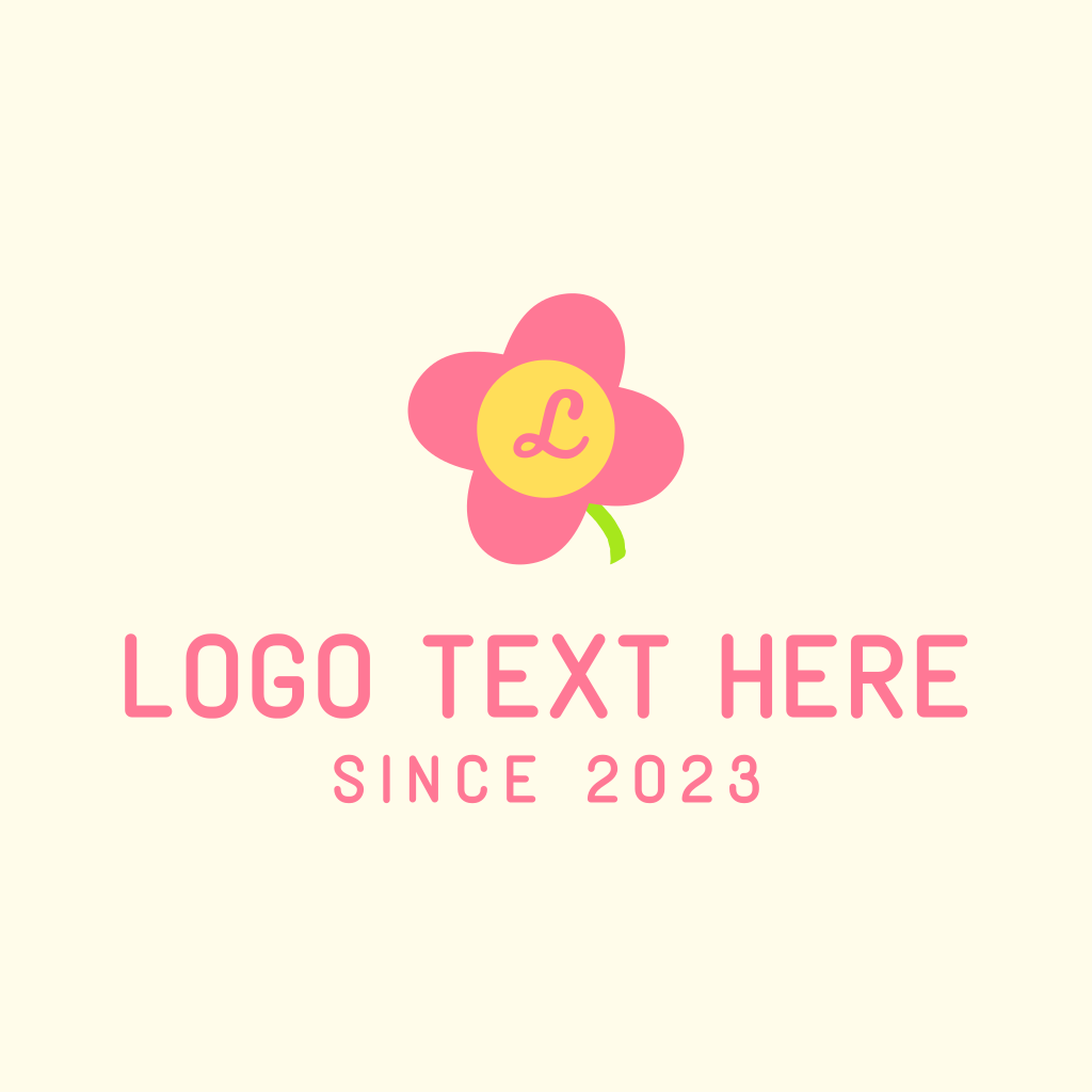 Cute Flower Daycare Logo | BrandCrowd Logo Maker