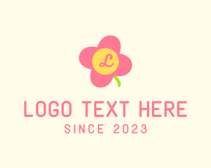 Childrens Fashion - Cute Flower Daycare logo design