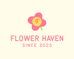 Cute Flower Daycare  logo design