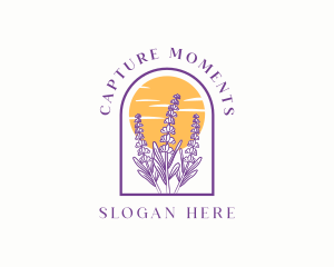 Bouquet - Lavender Flower Garden logo design