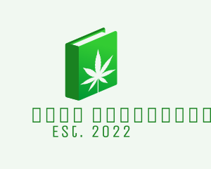 Plant - Green Book Marijuana logo design