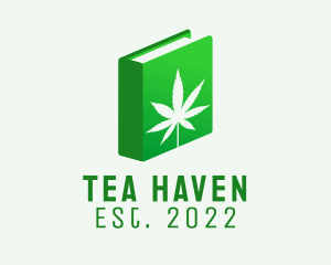 Green Book Marijuana  logo design