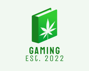 Library - Green Book Marijuana logo design