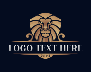 Vintage - Royal Lion Crest logo design