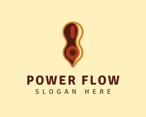 Peanut Digital Power logo design