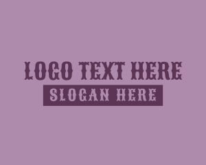 Stylish - Western Fancy Business logo design