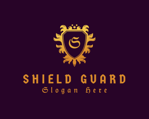 Golden - Medieval Royal Shield Monarch logo design