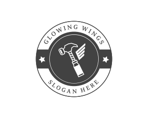 Hammer Wing Company logo design