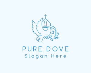 Holy Dove Parish Church logo design