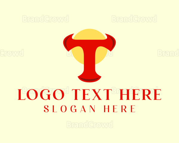 Bull Horns Rodeo Logo