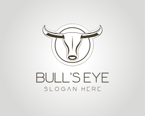 Silver Bull Horn logo design