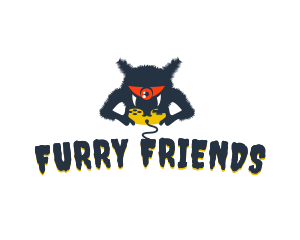 Furry - Evil Monster Console logo design