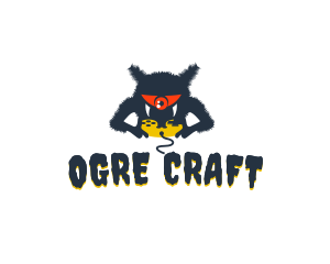 Ogre - Evil Monster Console logo design