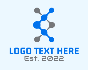 Hacker - Digital Tech Data logo design