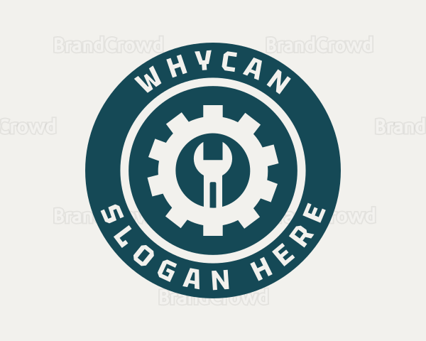 Wrench Repair Mechanic Logo