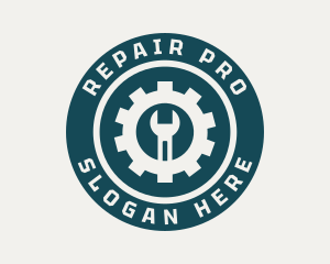 Wrench Repair Mechanic logo design