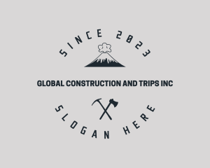 Trip - Mountain Peak Business logo design
