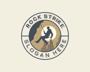 Survival Rock Climbing logo design