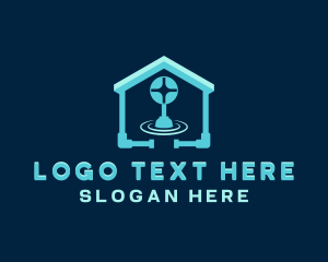 Repair - Plumbing House Repair logo design