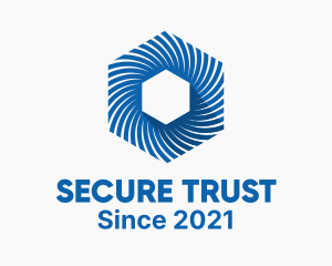 Trust - Creative Vortex Hexagon logo design