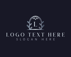 Leaves - Flower Vine Arch logo design