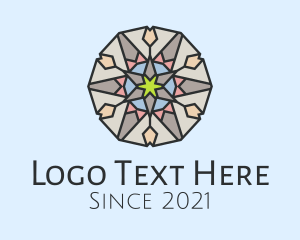 Kaleidoscope - Decorative Lantern Star logo design