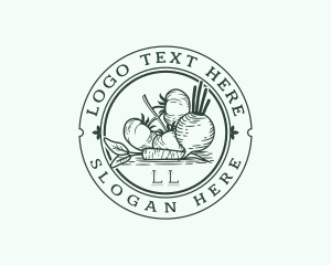 Homesteading - Vegan Organic Homegrown logo design